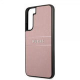 Guess Samsung Galaxy S22 Deksel Saffiano Metal Logo Rosa
