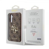 Guess Samsung Galaxy S23 FE Deksel 4G Metal Logo Brun