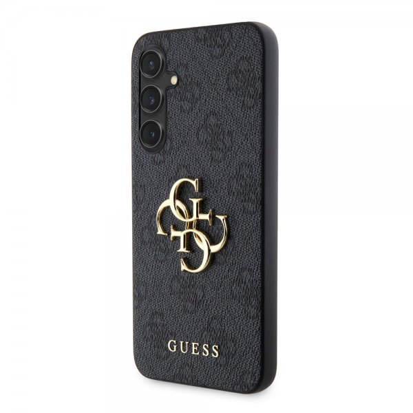 Guess Samsung Galaxy S23 FE Deksel 4G Metal Logo Grå