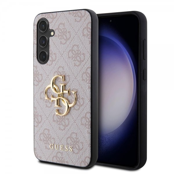 Guess Samsung Galaxy S23 FE Deksel 4G Metal Logo Rosa