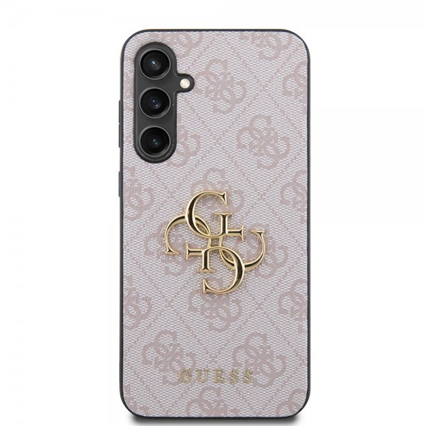 Guess Samsung Galaxy S23 FE Deksel 4G Metal Logo Rosa