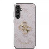 Guess Samsung Galaxy S23 FE Deksel 4G Metal Logo Rosa