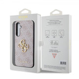 Guess Samsung Galaxy S23 FE Deksel 4G Metal Logo Rosa