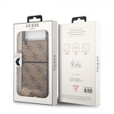 Guess Samsung Galaxy Z Flip 4 Deksel 4G Charms Brun
