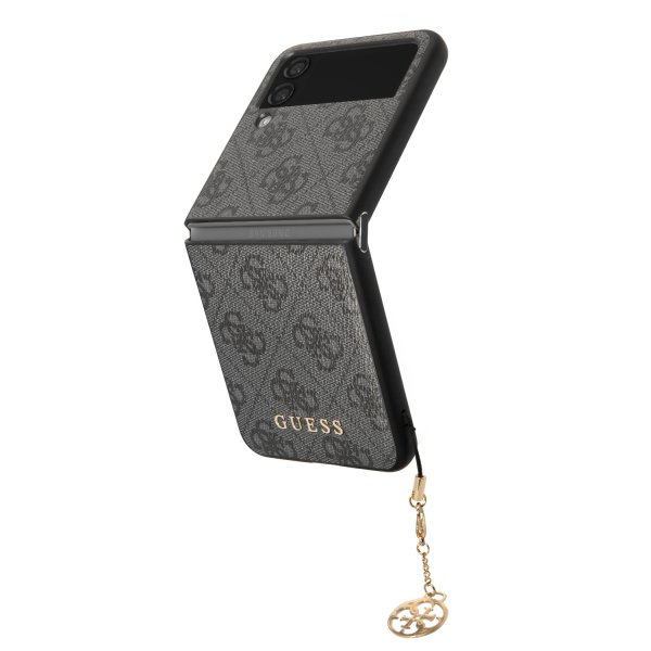 Guess Samsung Galaxy Z Flip 4 Deksel 4G Charms Grå