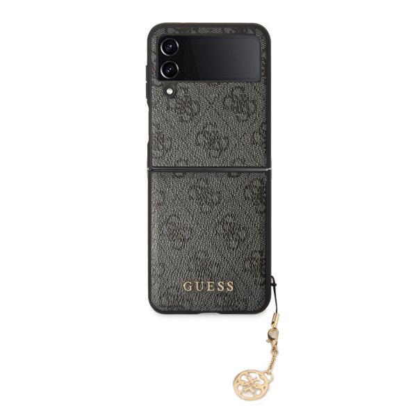 Guess Samsung Galaxy Z Flip 4 Deksel 4G Charms Grå