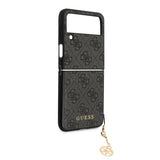 Guess Samsung Galaxy Z Flip 4 Deksel 4G Charms Grå