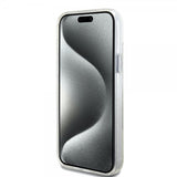 Guess iPhone 15 Plus Deksel Ring Stand Glitter MagSafe Transparent