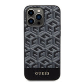 Guess iPhone 15 Pro Max Deksel G Cube MagSafe Svart
