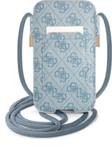 Guess Pouch 4G Logo Medium Blå