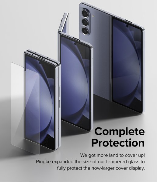 Ringke Samsung Galaxy Z Fold 5 Skjermbeskytter Cover Display Protector Glass