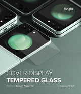 Ringke Samsung Galaxy Z Flip 5 Skjermbeskytter Cover Display Protector Glass 2-pakning