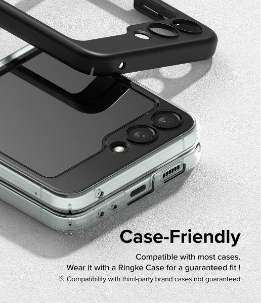 Ringke Samsung Galaxy Z Flip 5 Skjermbeskytter Cover Display Protector Glass 2-pakning