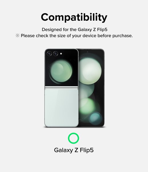 Ringke Samsung Galaxy Z Flip 5 Skjermbeskytter Cover Display Protector Glass 2-pakning