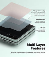 Ringke Samsung Galaxy Z Flip 5 Skjermbeskytter Cover Display Protector Glass 2-pakning