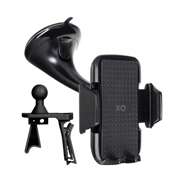 Xqisit Holder Car Phone Holder with Suction Cup & AC-vent Clip