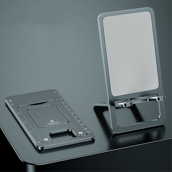 Holder for Mobil Aluminium Grå