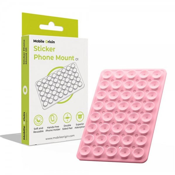 Mobile Origin Holder Sticker Phone Mount Rosa