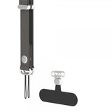 Snørebånd Quick Release Phone Lanyard Detachable Magnetic Svart
