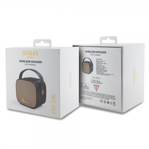 Guess Høyttaler Mini Bluetooth Speaker Svart