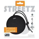 Streetz Høyttaler S200 Waterproof Bluetooth Speaker Svart