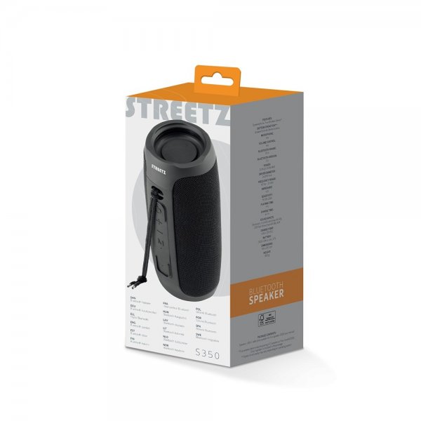 Streetz Høyttaler S350 Bluetooth Speaker 20W Svart