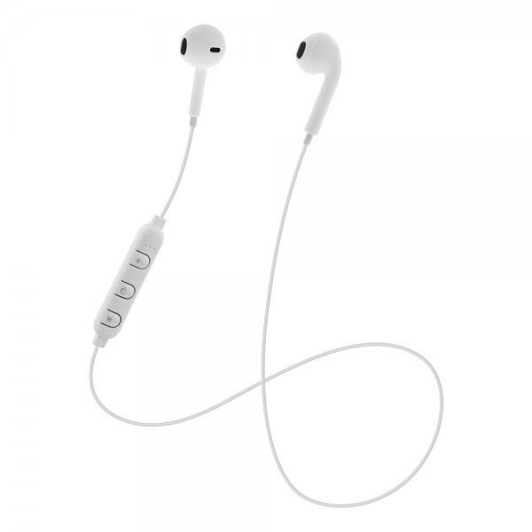 Streetz Hodetelefoner BT100 Wireless Earbuds Hvit