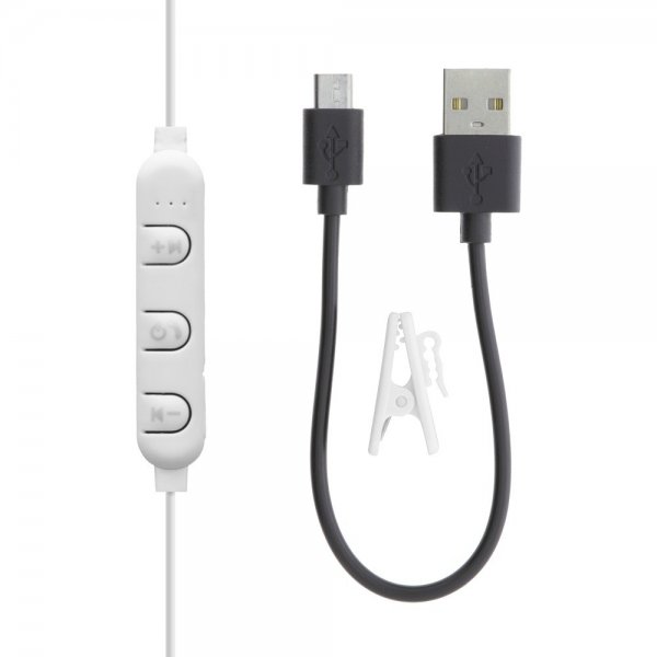 Streetz Hodetelefoner BT100 Wireless Earbuds Hvit