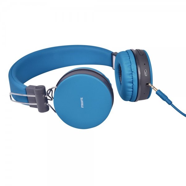Streetz Hodetelefoner BT200 Wireless Headphones Blå