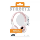 Streetz Hodetelefoner BT200 Wireless Headphones Rosa