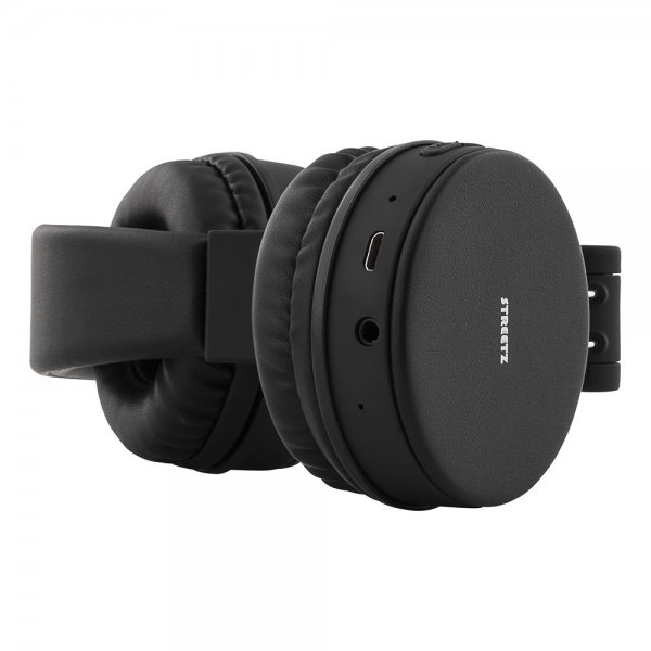 Streetz Hodetelefoner BT200 Wireless Headphones Svart
