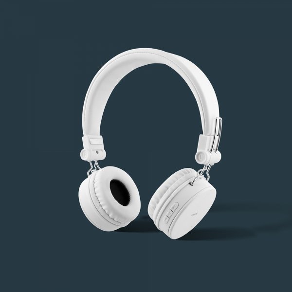 Streetz Hodetelefoner BT200 Wireless Headphones Hvit