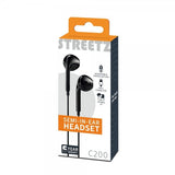 Streetz Hodetelefoner C200 Semi-In-Ear Headset USB-C Svart