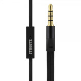 Streetz Hodetelefoner E110 Earbuds 3.5mm Svart