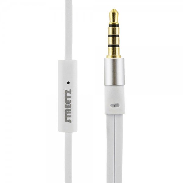 Streetz Hodetelefoner E120 Sport Earbuds 3.5mm Hvit