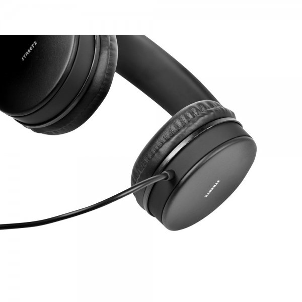 Streetz Hodetelefoner H300 Headphones 3.5mm Svart
