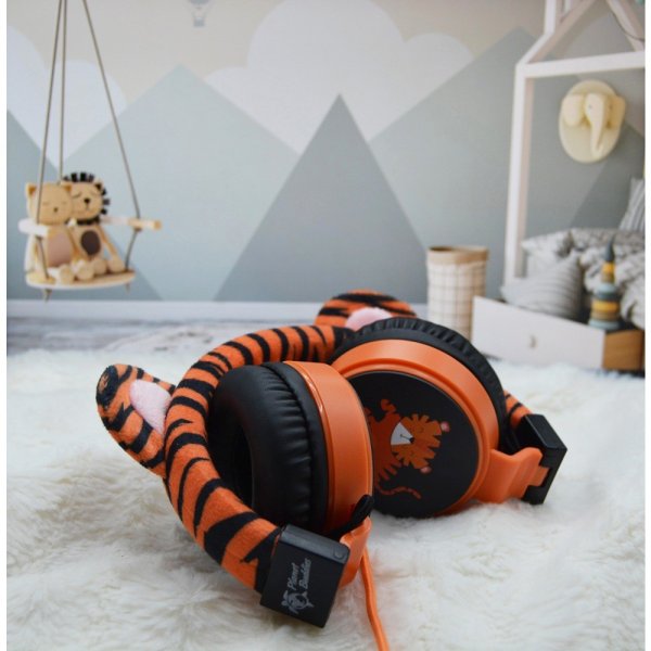 Planet Buddies Hodetelefoner Recycled Furry Charlie the Tiger