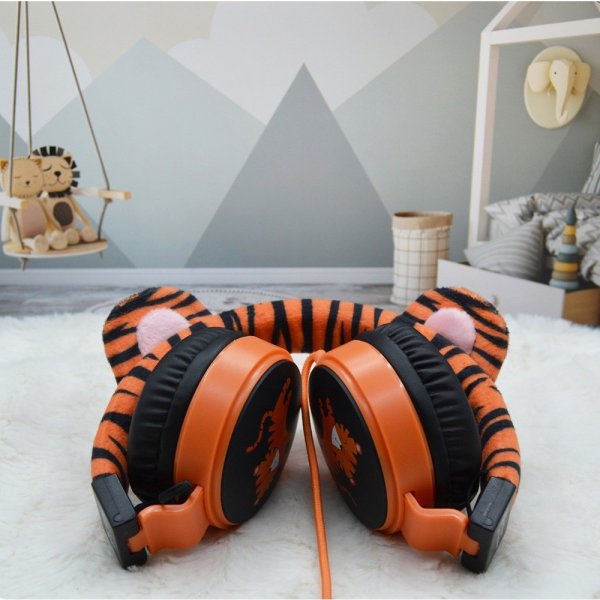 Planet Buddies Hodetelefoner Recycled Furry Charlie the Tiger