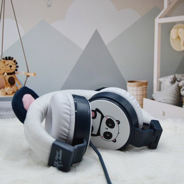 Planet Buddies Hodetelefoner Recycled Furry Pippin the Panda