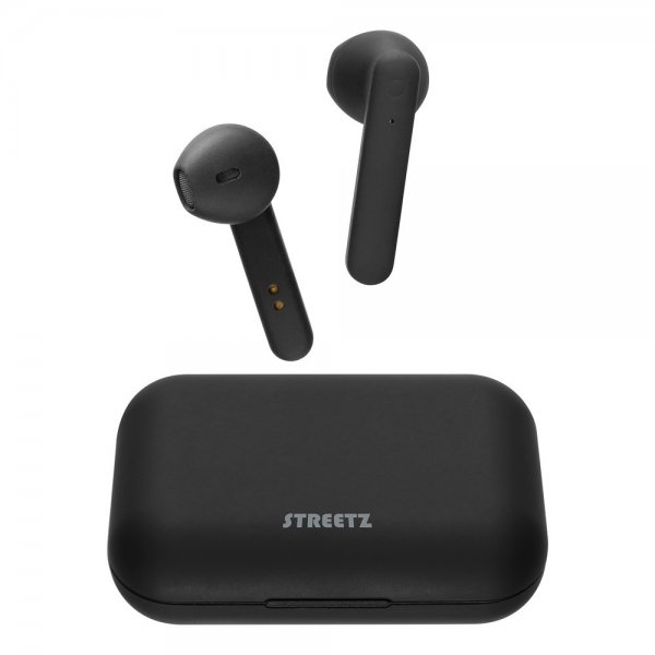 Streetz Hodetelefoner T110 Wireless Earbuds Semi-In-Ear Matte Svart