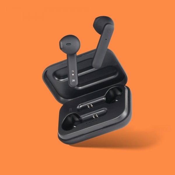 Streetz Hodetelefoner T110 Wireless Earbuds Semi-In-Ear Svart