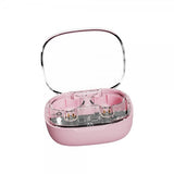 Streetz Hodetelefoner T150 Transparent True Wireless Earbuds Rosa