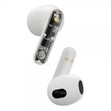 Streetz Hodetelefoner T150 Transparent True Wireless Earbuds Hvit