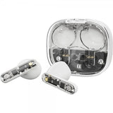 Streetz Hodetelefoner T150 Transparent True Wireless Earbuds Hvit