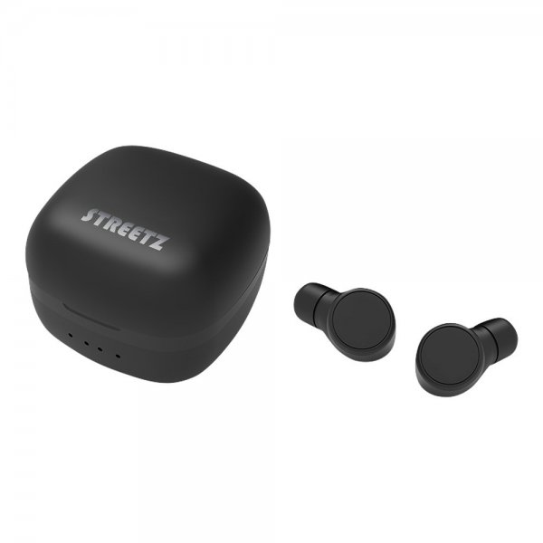 Streetz Hodetelefoner T200 Wireless Earbuds In-Ear Svart
