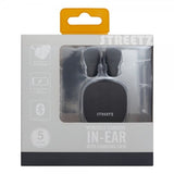 Streetz Hodetelefoner T200 Wireless Earbuds In-Ear Svart
