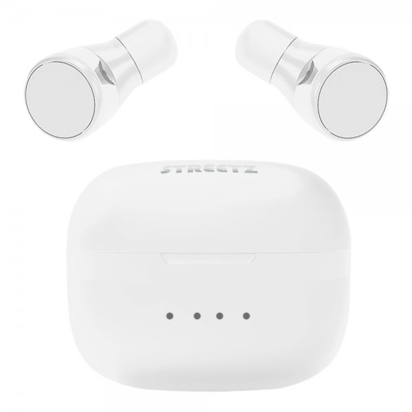 Streetz Hodetelefoner T200 Wireless Earbuds In-Ear Hvit