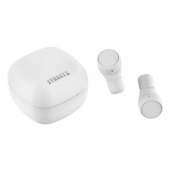 Streetz Hodetelefoner T200 Wireless Earbuds In-Ear Hvit