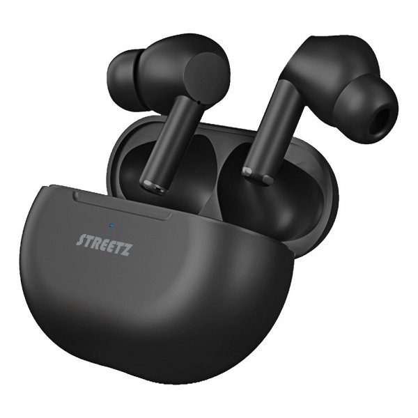 Streetz Hodetelefoner T230 Wireless Earbuds In-Ear Svart
