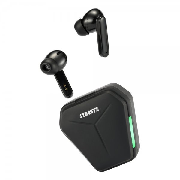 Streetz Hodetelefoner T300 Wireless Gaming Earbuds Svart